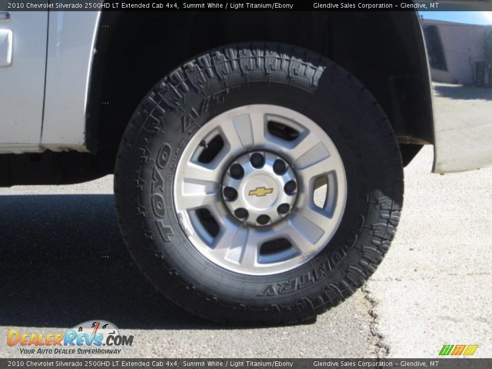 2010 Chevrolet Silverado 2500HD LT Extended Cab 4x4 Summit White / Light Titanium/Ebony Photo #22