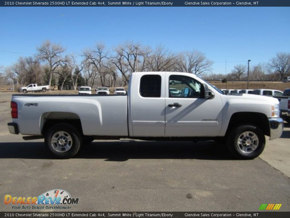 2010 Chevrolet Silverado 2500HD LT Extended Cab 4x4 Summit White / Light Titanium/Ebony Photo #23