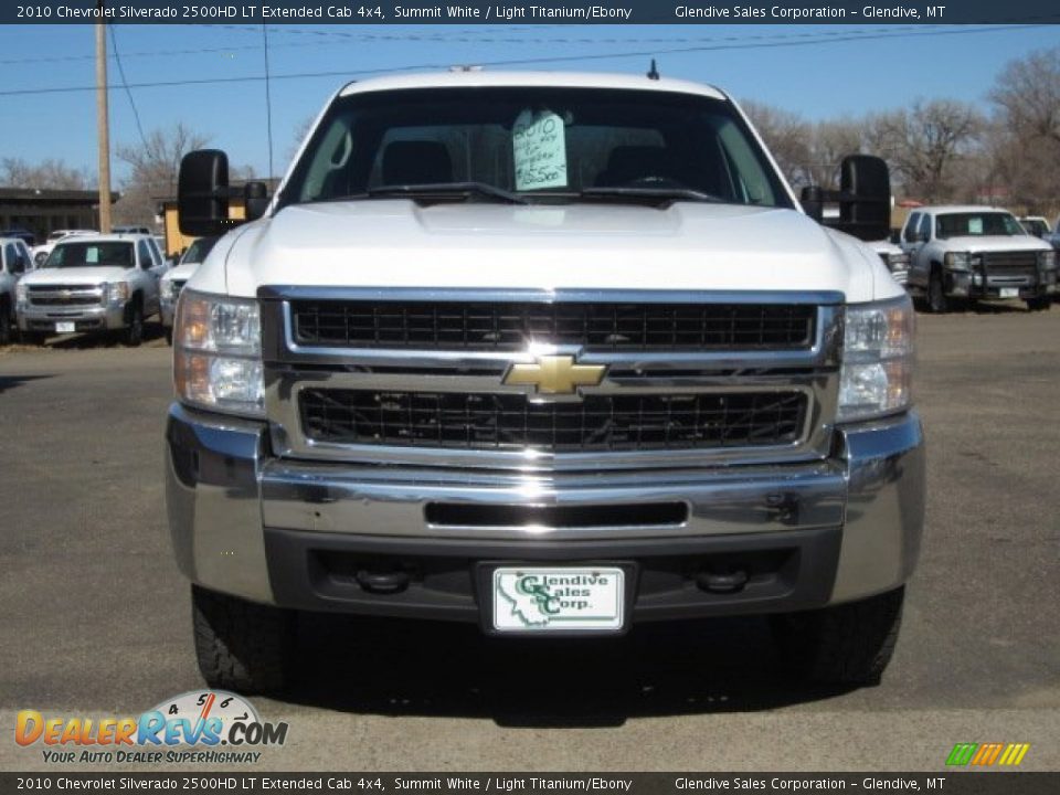 2010 Chevrolet Silverado 2500HD LT Extended Cab 4x4 Summit White / Light Titanium/Ebony Photo #24
