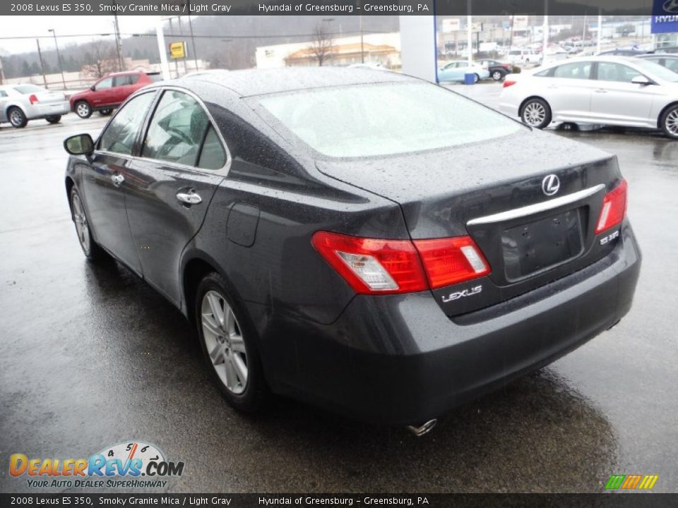 2008 Lexus ES 350 Smoky Granite Mica / Light Gray Photo #7