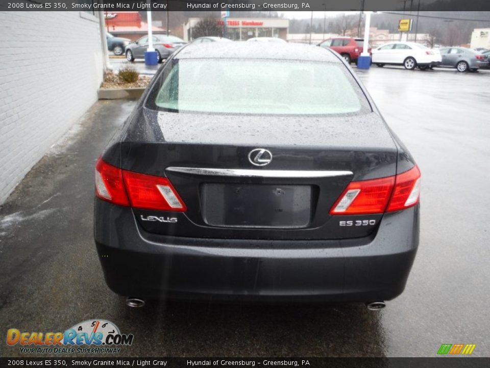 2008 Lexus ES 350 Smoky Granite Mica / Light Gray Photo #8