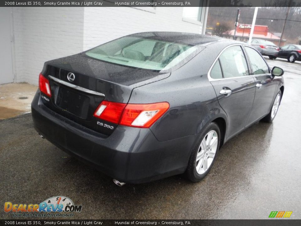 2008 Lexus ES 350 Smoky Granite Mica / Light Gray Photo #9