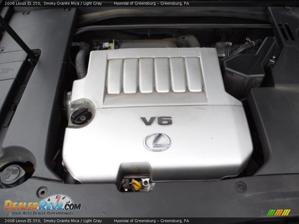 2008 Lexus ES 350 Smoky Granite Mica / Light Gray Photo #10