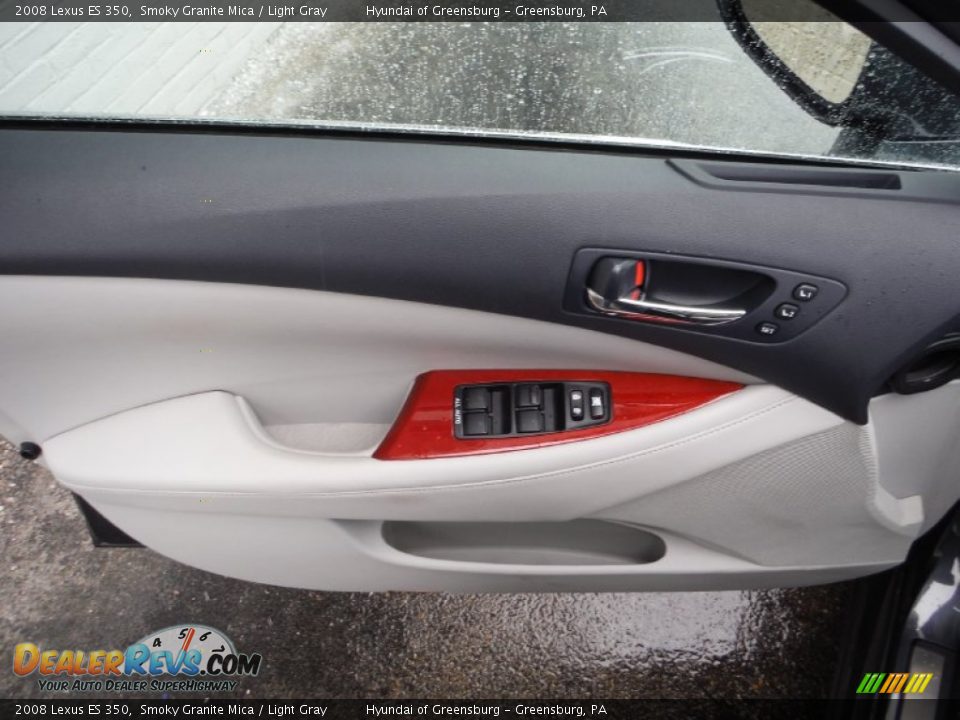 2008 Lexus ES 350 Smoky Granite Mica / Light Gray Photo #11