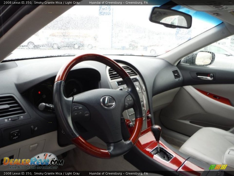 2008 Lexus ES 350 Smoky Granite Mica / Light Gray Photo #12