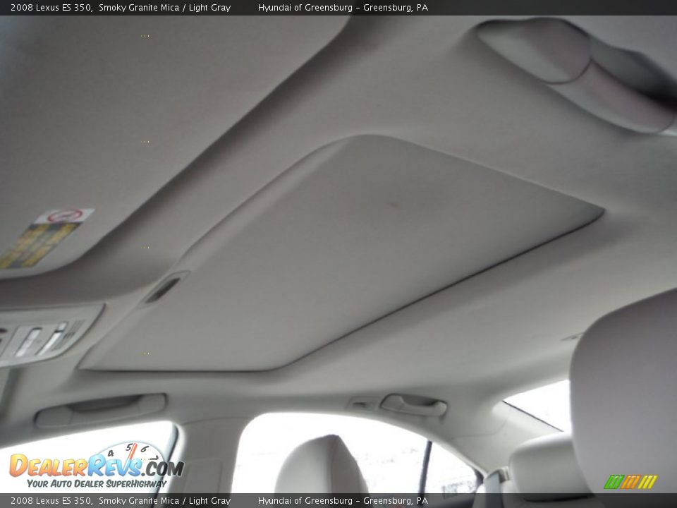 2008 Lexus ES 350 Smoky Granite Mica / Light Gray Photo #13