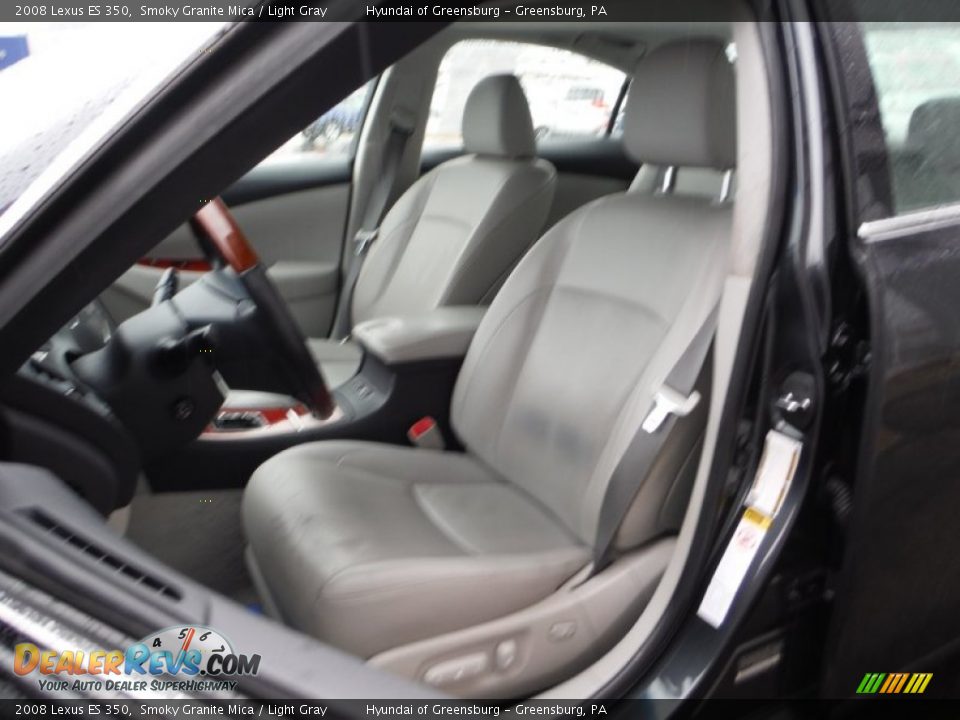 2008 Lexus ES 350 Smoky Granite Mica / Light Gray Photo #14