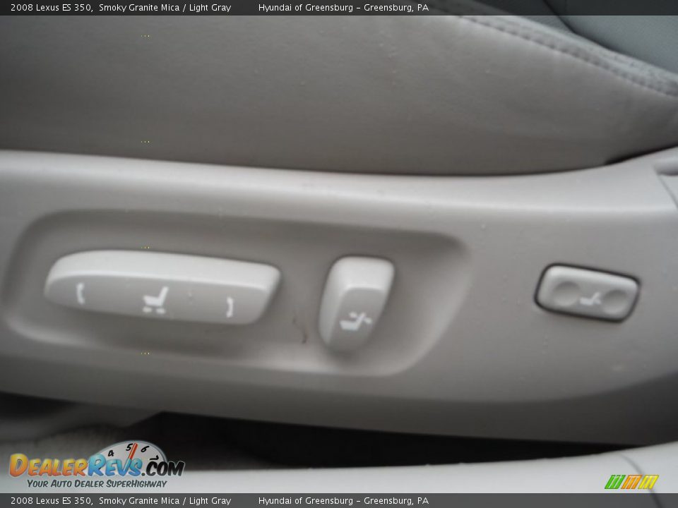 2008 Lexus ES 350 Smoky Granite Mica / Light Gray Photo #15