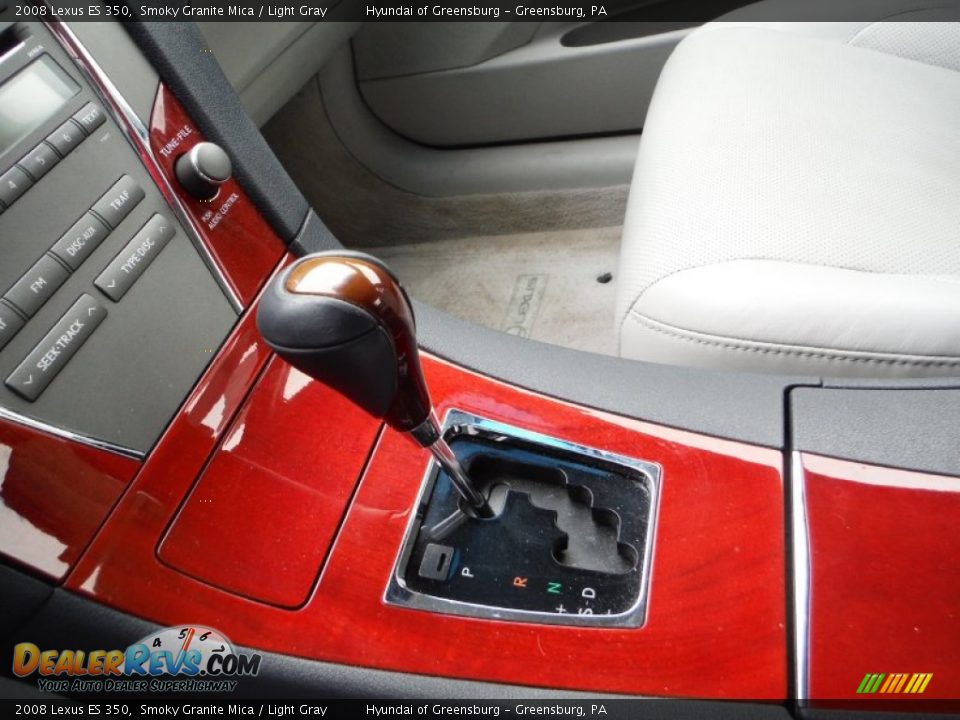 2008 Lexus ES 350 Smoky Granite Mica / Light Gray Photo #17