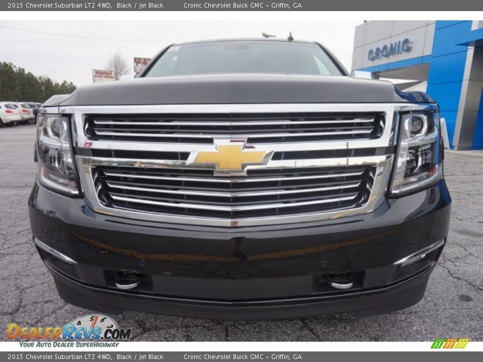 2015 Chevrolet Suburban LTZ 4WD Black / Jet Black Photo #2