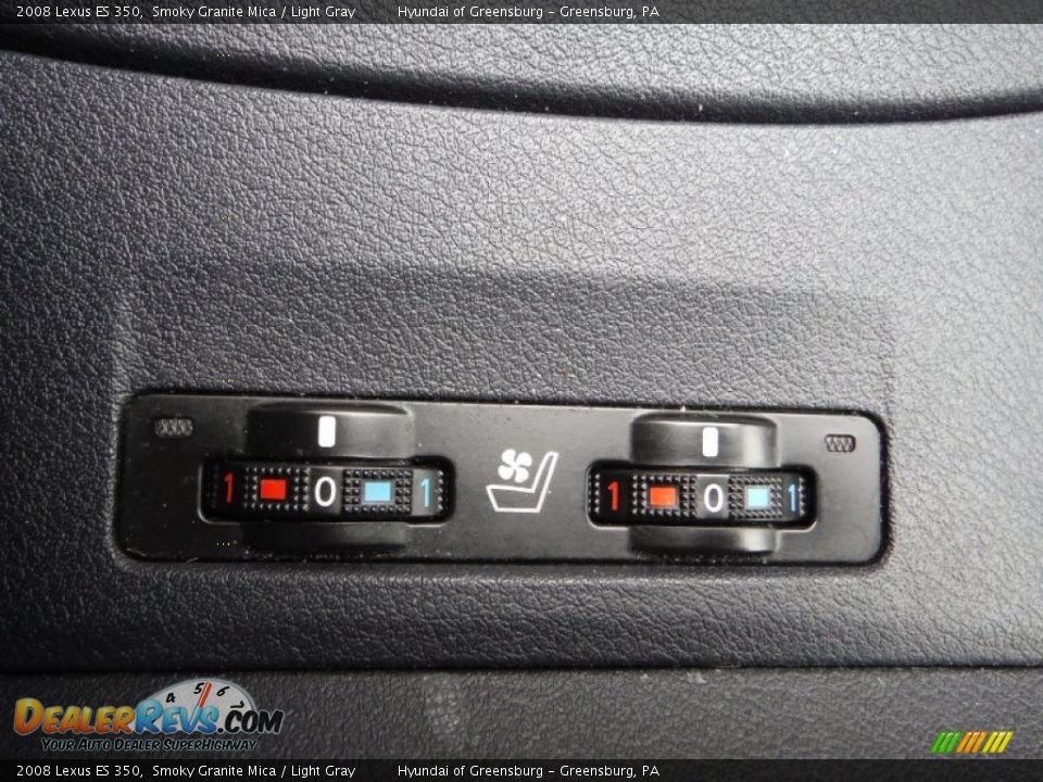 2008 Lexus ES 350 Smoky Granite Mica / Light Gray Photo #18