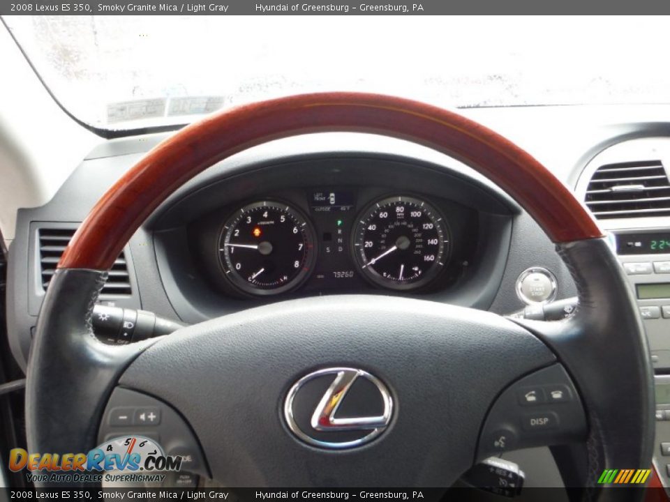 2008 Lexus ES 350 Smoky Granite Mica / Light Gray Photo #20
