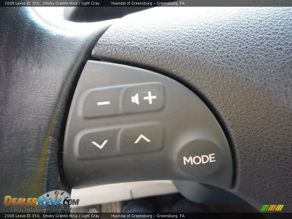2008 Lexus ES 350 Smoky Granite Mica / Light Gray Photo #21