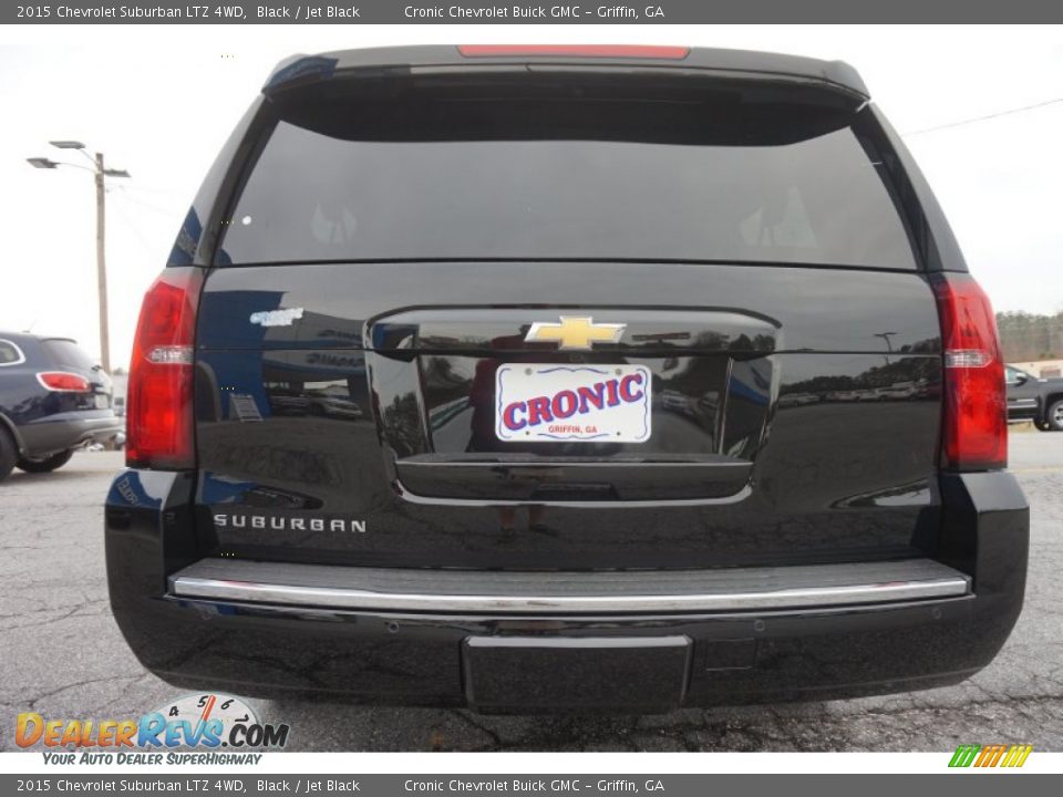2015 Chevrolet Suburban LTZ 4WD Black / Jet Black Photo #6