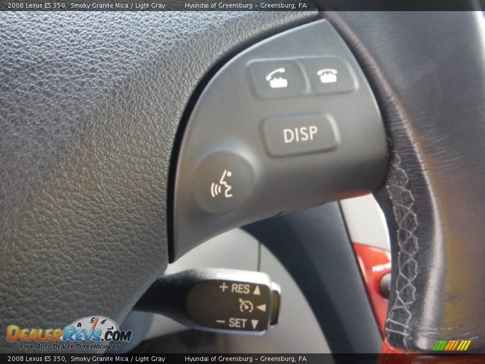 2008 Lexus ES 350 Smoky Granite Mica / Light Gray Photo #22
