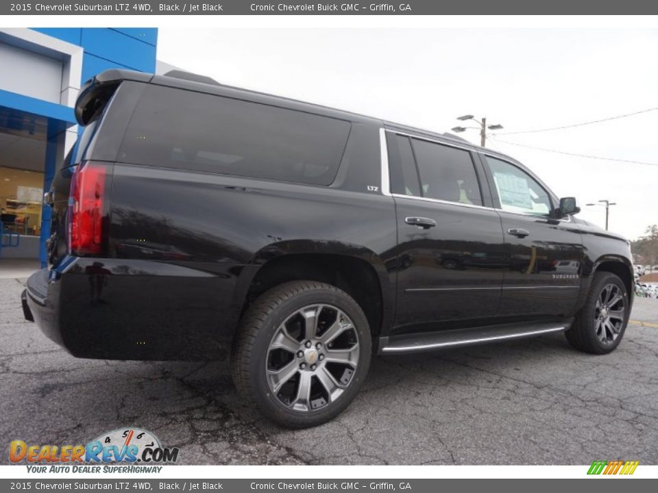 2015 Chevrolet Suburban LTZ 4WD Black / Jet Black Photo #7