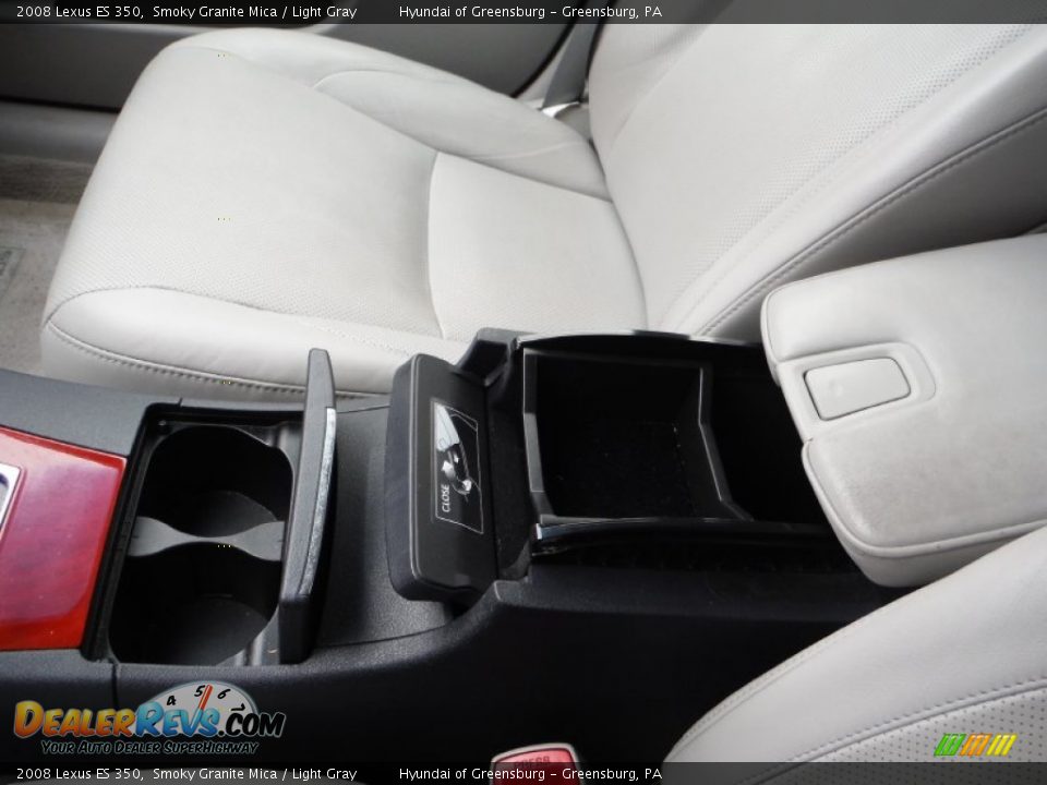 2008 Lexus ES 350 Smoky Granite Mica / Light Gray Photo #23