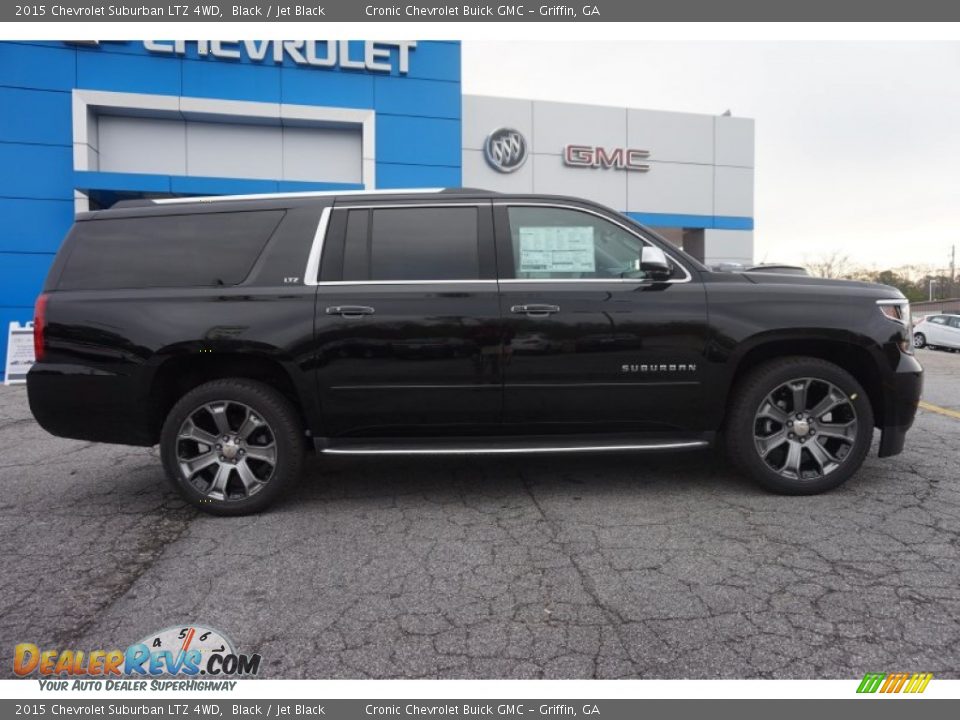 2015 Chevrolet Suburban LTZ 4WD Black / Jet Black Photo #8