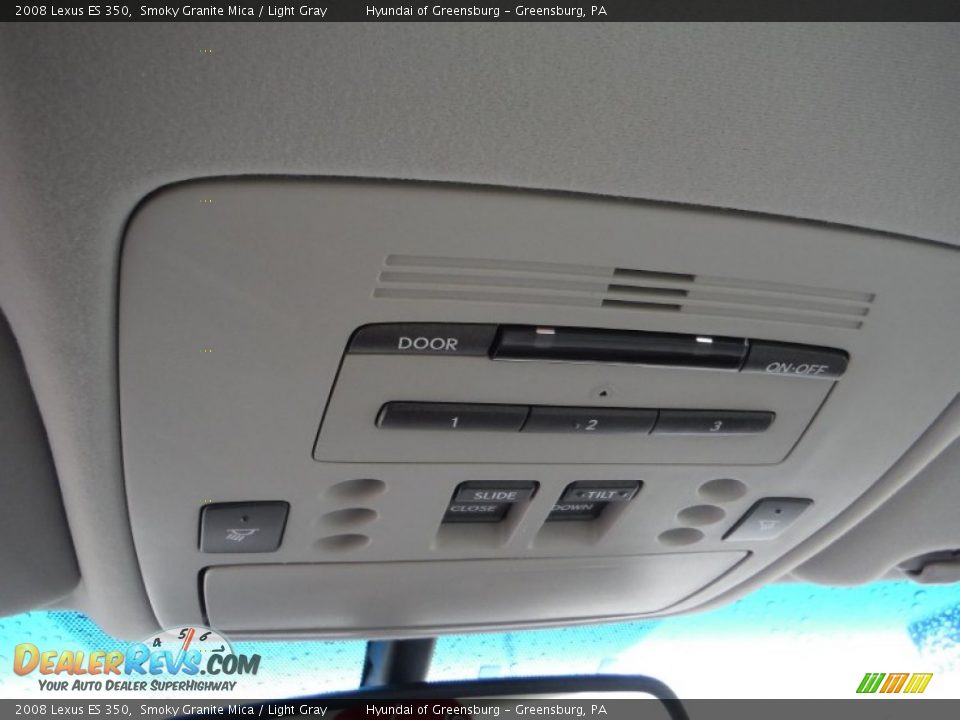 2008 Lexus ES 350 Smoky Granite Mica / Light Gray Photo #24