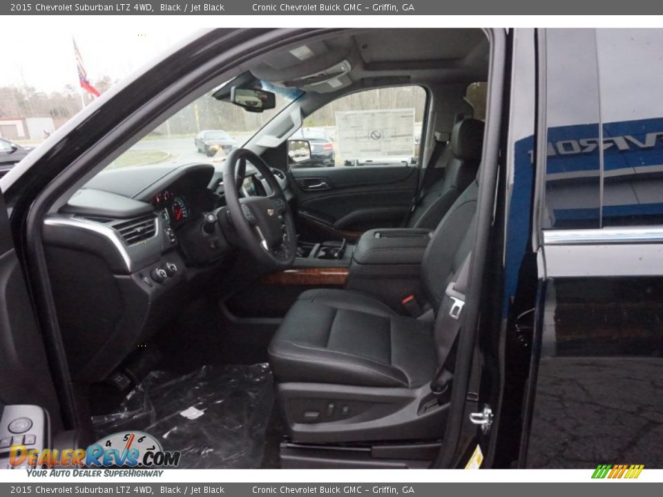 2015 Chevrolet Suburban LTZ 4WD Black / Jet Black Photo #9