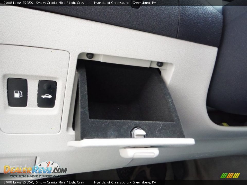 2008 Lexus ES 350 Smoky Granite Mica / Light Gray Photo #25
