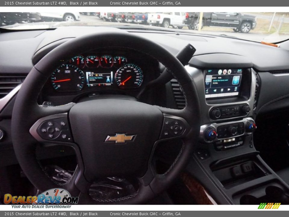2015 Chevrolet Suburban LTZ 4WD Black / Jet Black Photo #10