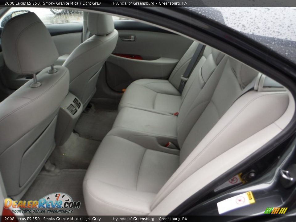 2008 Lexus ES 350 Smoky Granite Mica / Light Gray Photo #26
