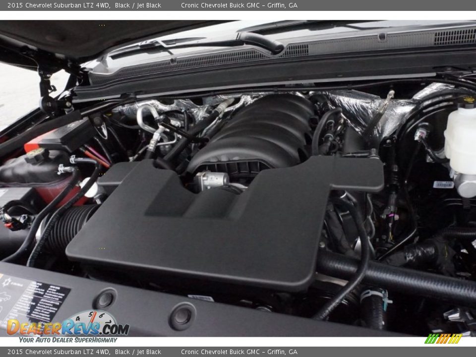 2015 Chevrolet Suburban LTZ 4WD Black / Jet Black Photo #12