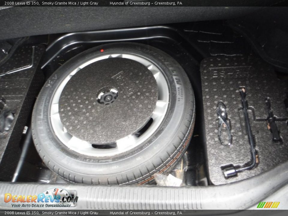 2008 Lexus ES 350 Smoky Granite Mica / Light Gray Photo #28