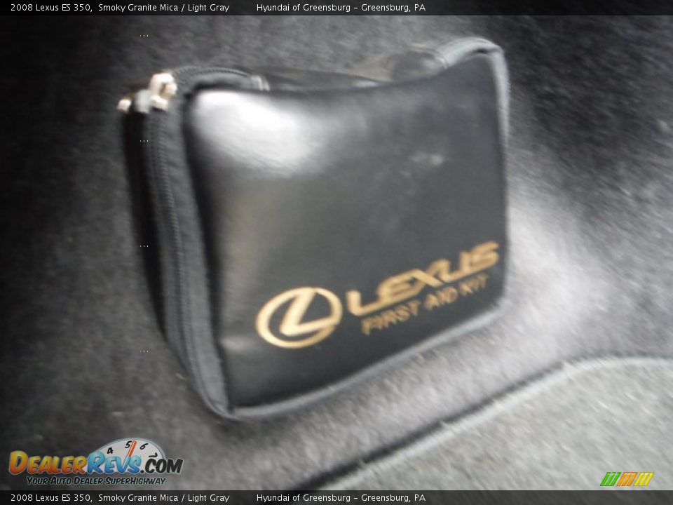 2008 Lexus ES 350 Smoky Granite Mica / Light Gray Photo #29