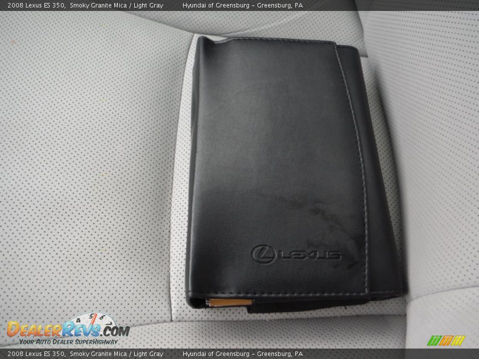 2008 Lexus ES 350 Smoky Granite Mica / Light Gray Photo #30