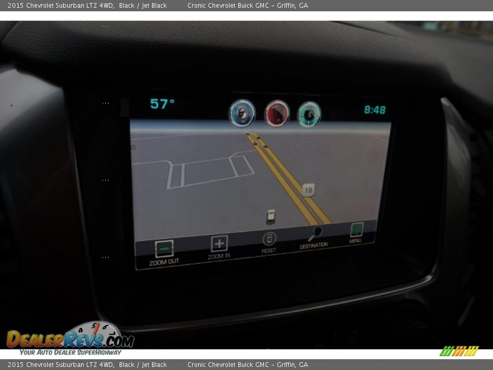2015 Chevrolet Suburban LTZ 4WD Black / Jet Black Photo #16