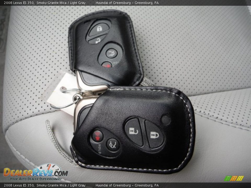 2008 Lexus ES 350 Smoky Granite Mica / Light Gray Photo #32