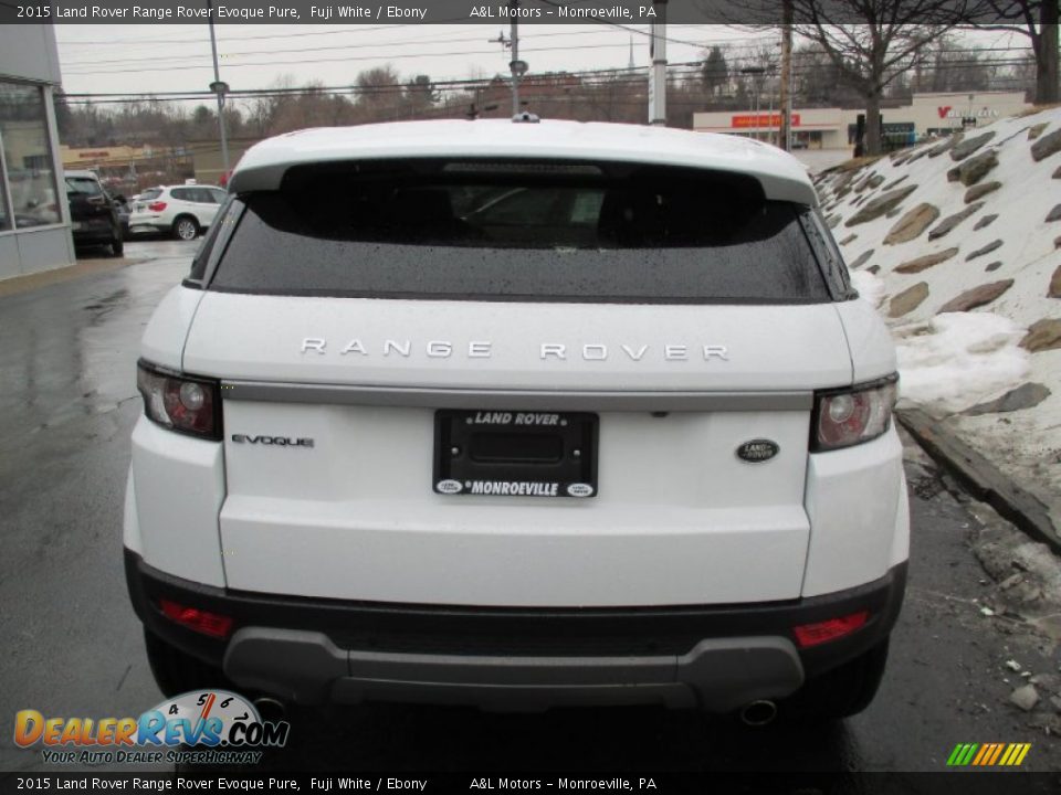 2015 Land Rover Range Rover Evoque Pure Fuji White / Ebony Photo #5