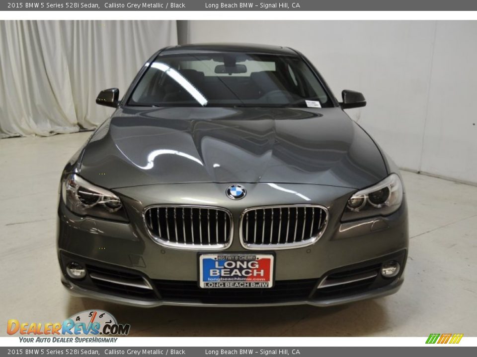 2015 BMW 5 Series 528i Sedan Callisto Grey Metallic / Black Photo #4