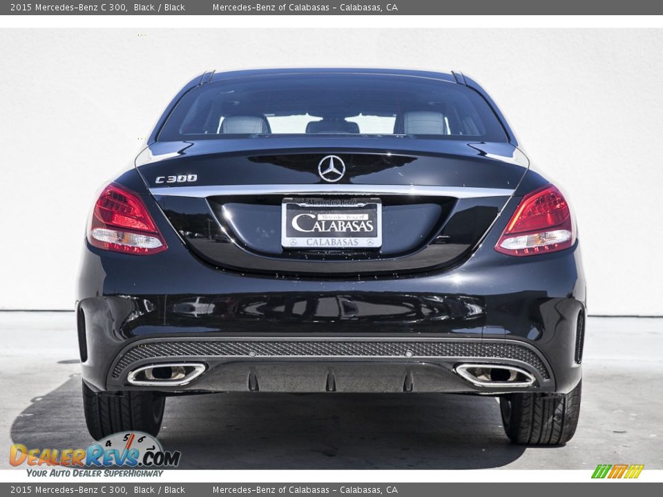 2015 Mercedes-Benz C 300 Black / Black Photo #3
