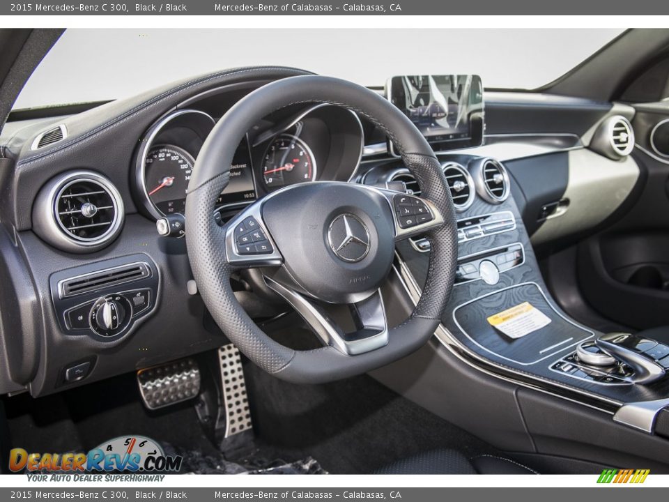2015 Mercedes-Benz C 300 Black / Black Photo #5