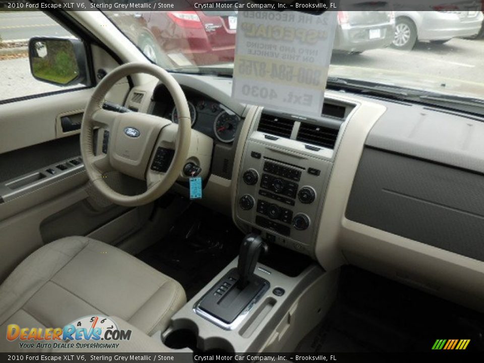 Stone Interior - 2010 Ford Escape XLT V6 Photo #12