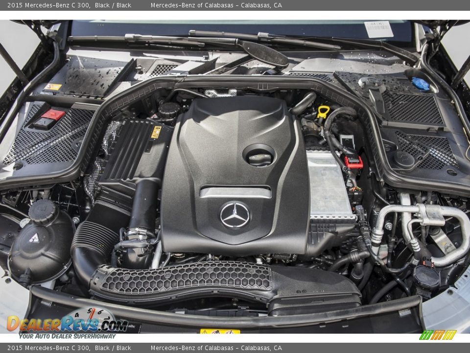 2015 Mercedes-Benz C 300 Black / Black Photo #9
