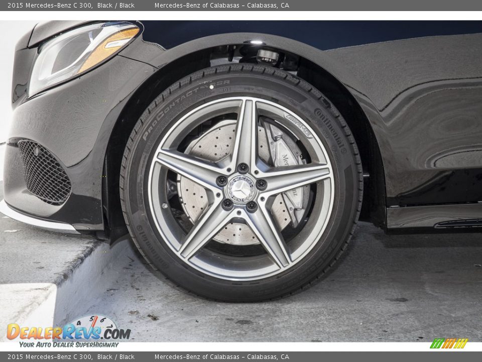 2015 Mercedes-Benz C 300 Black / Black Photo #10