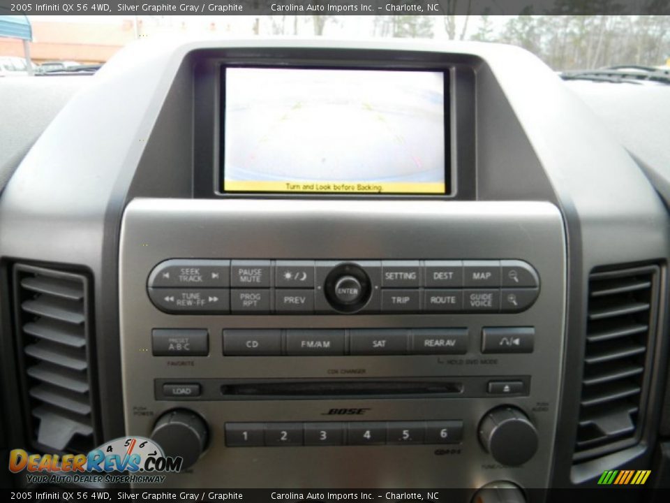 2005 Infiniti QX 56 4WD Silver Graphite Gray / Graphite Photo #16