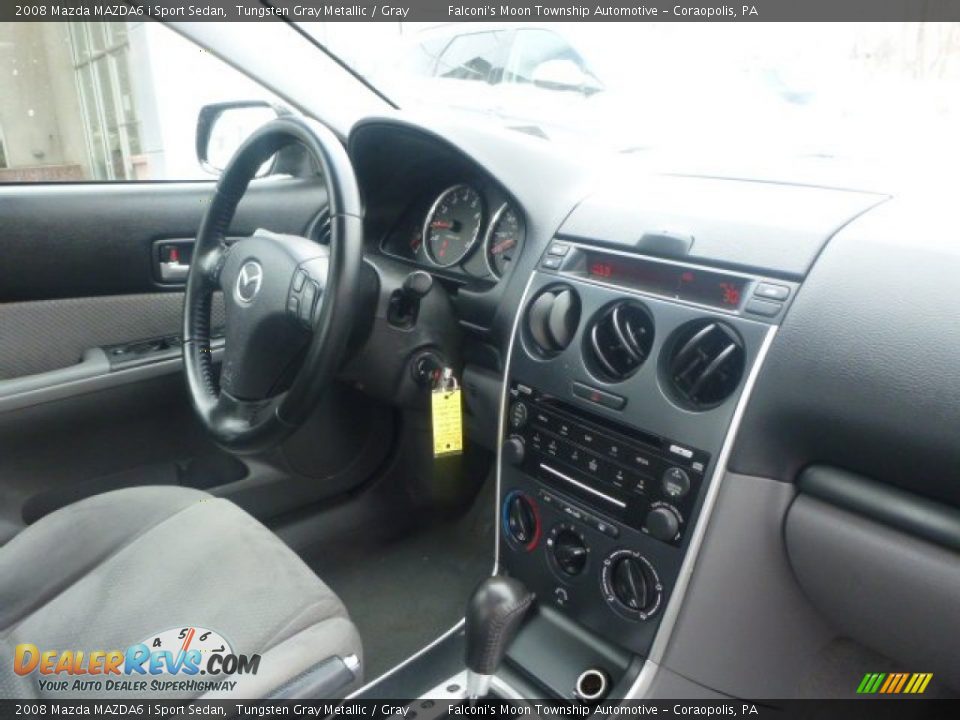 2008 Mazda MAZDA6 i Sport Sedan Tungsten Gray Metallic / Gray Photo #3
