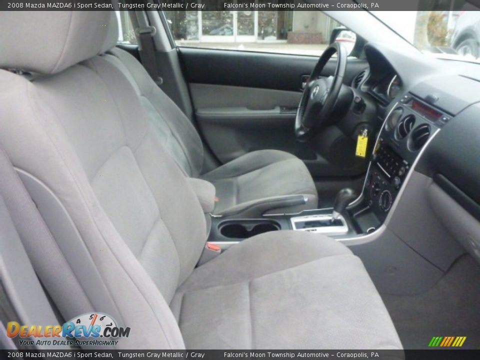 2008 Mazda MAZDA6 i Sport Sedan Tungsten Gray Metallic / Gray Photo #4