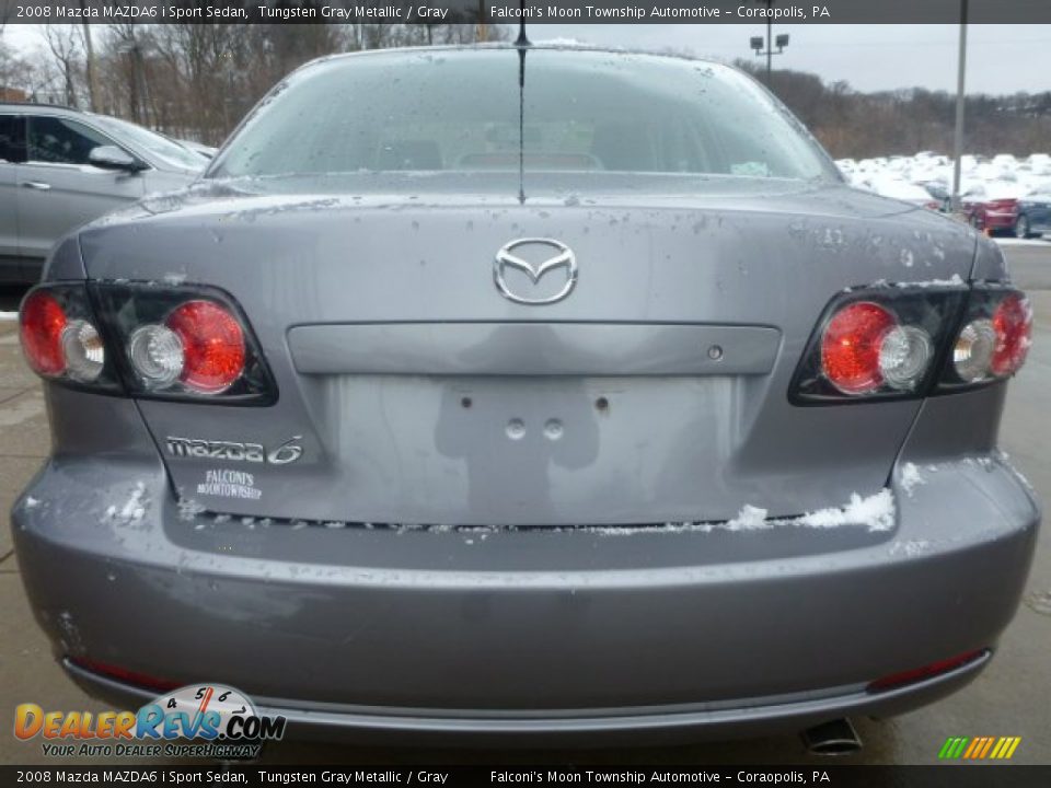 2008 Mazda MAZDA6 i Sport Sedan Tungsten Gray Metallic / Gray Photo #7