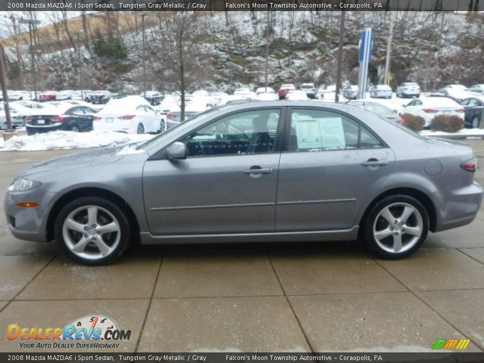 2008 Mazda MAZDA6 i Sport Sedan Tungsten Gray Metallic / Gray Photo #9
