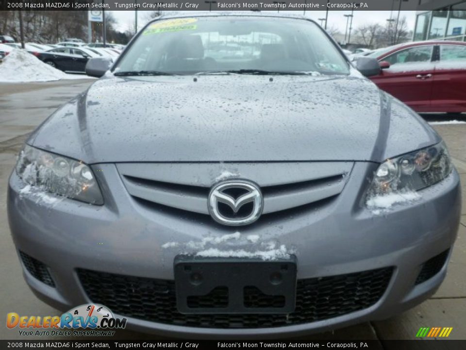 2008 Mazda MAZDA6 i Sport Sedan Tungsten Gray Metallic / Gray Photo #11