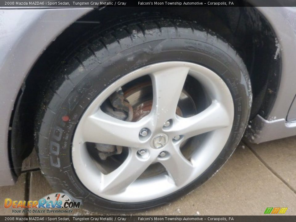 2008 Mazda MAZDA6 i Sport Sedan Tungsten Gray Metallic / Gray Photo #13