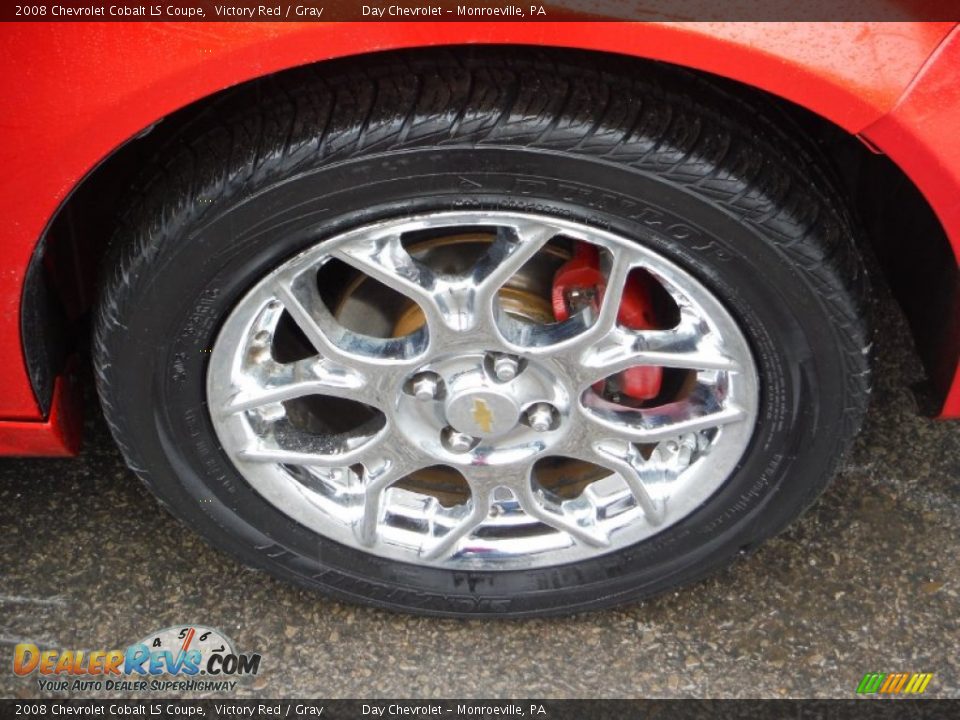 2008 Chevrolet Cobalt LS Coupe Victory Red / Gray Photo #3