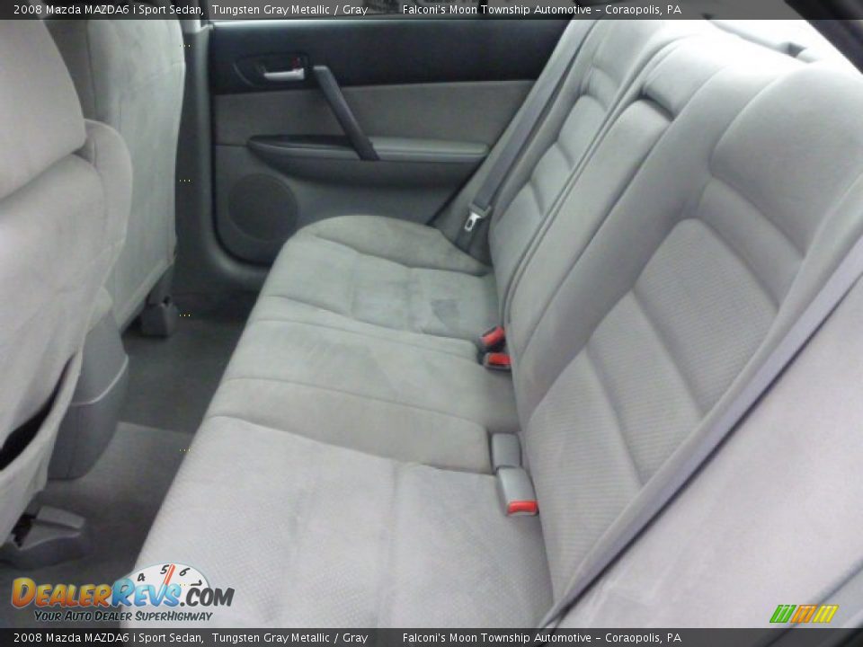 2008 Mazda MAZDA6 i Sport Sedan Tungsten Gray Metallic / Gray Photo #15