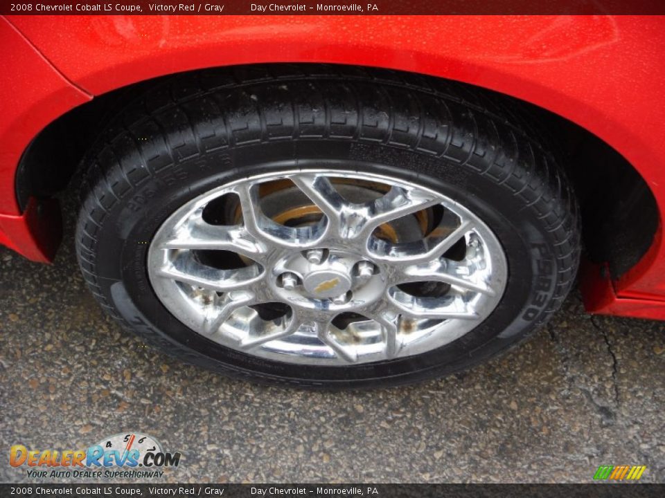 2008 Chevrolet Cobalt LS Coupe Victory Red / Gray Photo #5